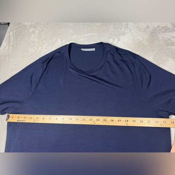 Icebreaker Men’s Navy Blue Crewneck Short Sleeve T-Shirt Size XL - Picture 6 of 13